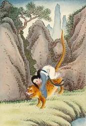 Le Tigre emporte Miao Shan, 1922