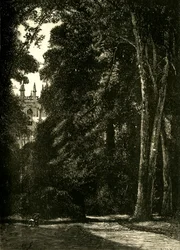 La Tour de Merton, depuis le Jardin, 1898
