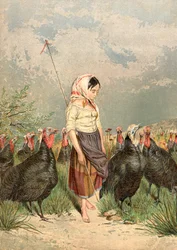 Le gardien de dindons, 1858