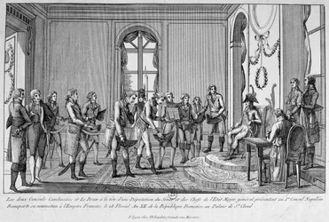 Les deux consuls Cambacérès et Le Brun nomment Napoléon empereur, XIXe siècle