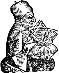 Le Vénérable Bède c. 673-735, théologien, érudit et historien anglo-saxon, 1493