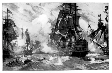 La Victoire à la bataille de Trafalgar