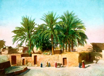 Le village de Karnak, Égypte, 20ème siècle