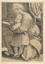 La Vierge lisant avec l