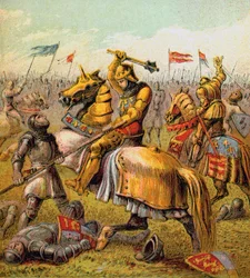 La Guerre des Deux-Roses, 1455-1485, vers 1850