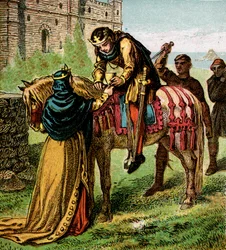 La méchante reine Elfrida, vers 1850