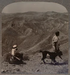 Le désert de Judée et le lieu du bouc émissaire, vers 1900