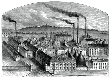 Les manufactures de porcelaine royale de Worcester, vers 1880