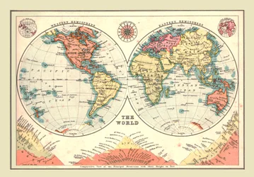 Le Monde en hémisphères, 1902