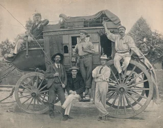 Le carrosse du Zambèze, vers 1900