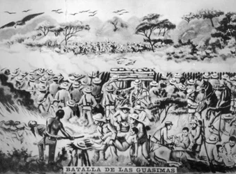 La bataille de Guasimas, 1874, années 1920