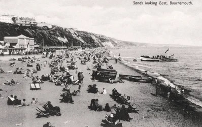 La plage de Bournemouth, Dorset
