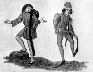 Le berretino et le poleyn, 15e siècle, 1910