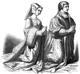 La bourgeoisie de Gand en prière, 15e siècle 1846