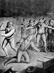Le match de boxe, 1730