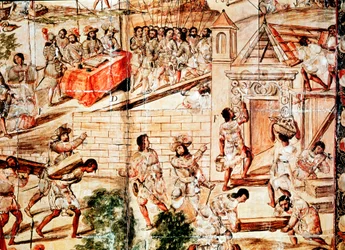 La construction de Mexico, 16e siècle