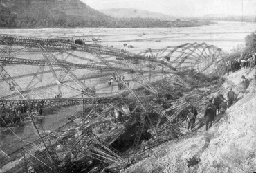 La carcasse du Zeppelin LZ85 L45, 20 octobre 1917