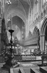 Le chœur, cathédrale de Chester, Cheshire, 1924-1926