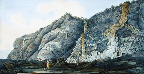Le cône du mont Somma, Royaume de Naples, vers 1776