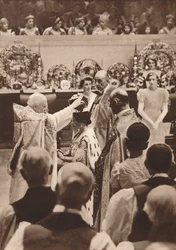 Le couronnement de la reine Élisabeth, épouse du roi George VI, 1937