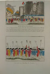 La démolition de la Bastille, 14 juillet 1789