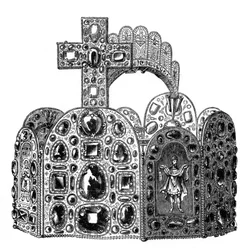 Le diadème de Charlemagne, VIIIe siècle, 1870