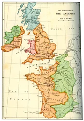 Les dominions des Angevins, 1892