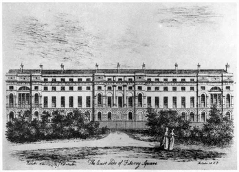 Le côté est de Fitzroy Square, Londres, 1807, 1907