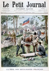 La fête pour les secouristes, 1901