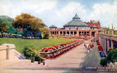 Les jardins de la Villa Marina, Douglas, Île de Man, début du XXe siècle
