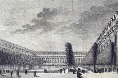 Les jardins du Palais Royal à Paris