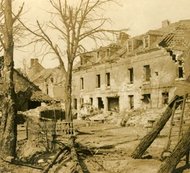Les verreries de Soissons, nord de la France