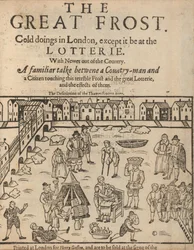 La grande gelée à Londres, 1608