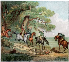 La chasse, chasse au renard, 1787 1890