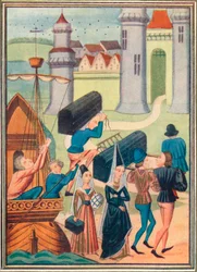 Le débarquement de la Dame de Coucy à Boulogne, 1399 1905