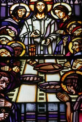 La Cène, tabernacle, chapelle de Colombière, Paray-le-Monial, France