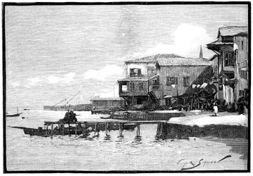La marina, Larnaca, Chypre, 1900