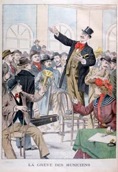 La grève des musiciens, 1902