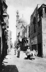 Le quartier indigène, Le Caire, Égypte, années 1920