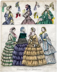 La dernière mode pour septembre, 1854