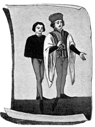 Le paltock, XIVe siècle, 1910