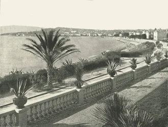 Le panorama de La Croisette, Cannes, France, 1895