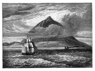 Le pic de Tenerife, îles Canaries, vers 1890