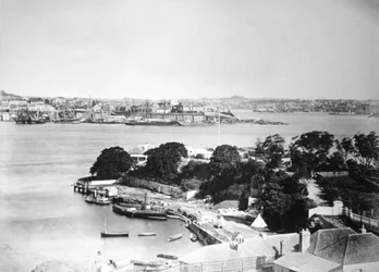 Le quai, Sydney, Nouvelle-Galles du Sud, Australie, 1870-1880