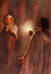 Les rayons brillaient sur la jeune fille, 1917