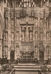 Le retable, cathédrale de Winchester, Hampshire, début 20e siècle