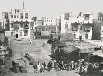 La rue de la poste, Suakin, Soudan, 1895
