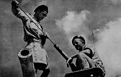 Les équipages de chars se préparent..., 1942-1944