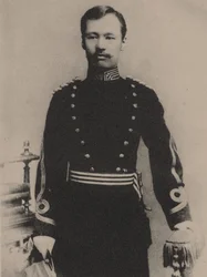 Le jeune Mori Ogai 1862-1922 en Allemagne après sa nomination comme premier médecin militaire, 188