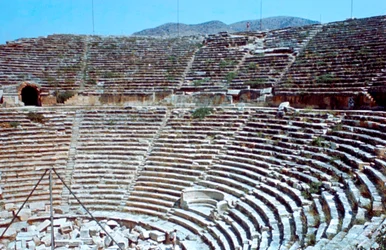 Théâtre, Hiérapolis, Pamukkale, Turquie, 190 av. J.-C.